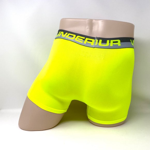 🌿Sale🌿 Under Armour 2 Pack Boys Boxerjock® Original Series Camo Gray Yellow - Picture 3 of 9